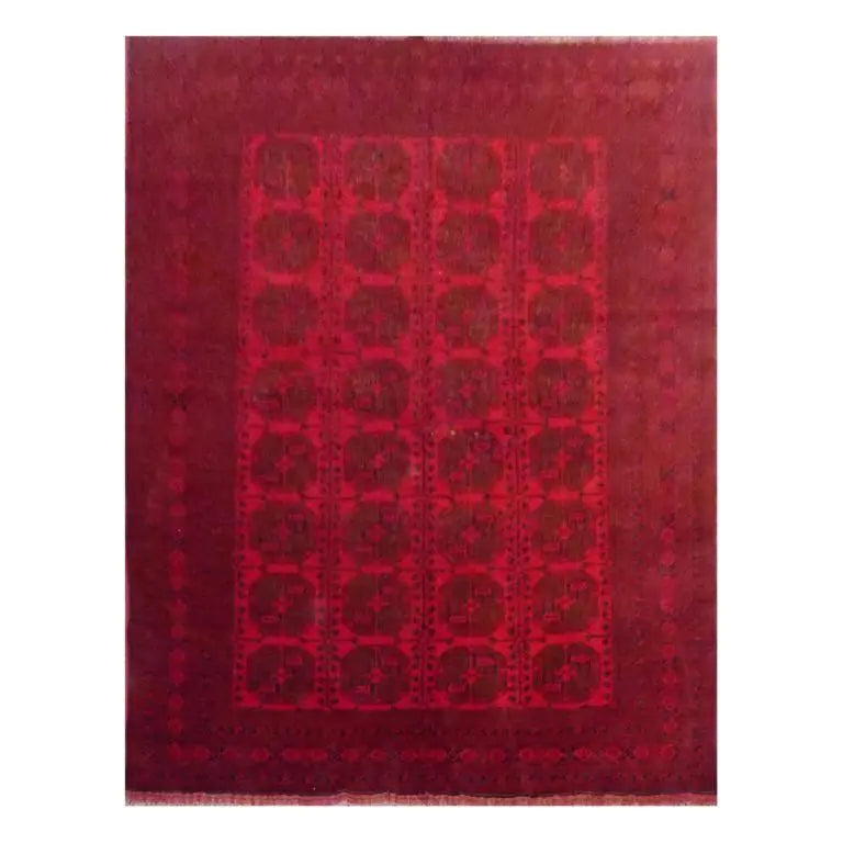 One Of The Kind Afghani Khotan Rug 8'4" x 11'5"